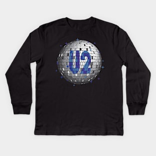 U2 Disco Ball | Blue Room Kids Long Sleeve T-Shirt